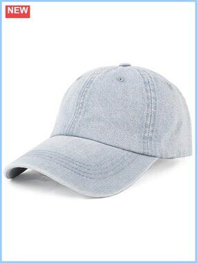 Denim Cowboy Baseball Cap Adjustable Cotton Dad Hat Trucker Hat